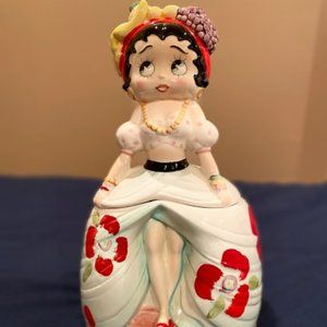Vintage Betty Boop Cookie Jar - Carmen Miranda Themed